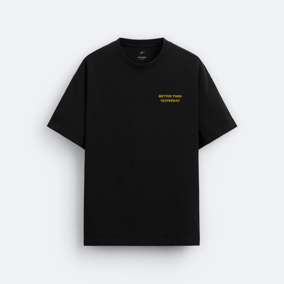 Better Than Yesterday Yellow Oversize T-shirt