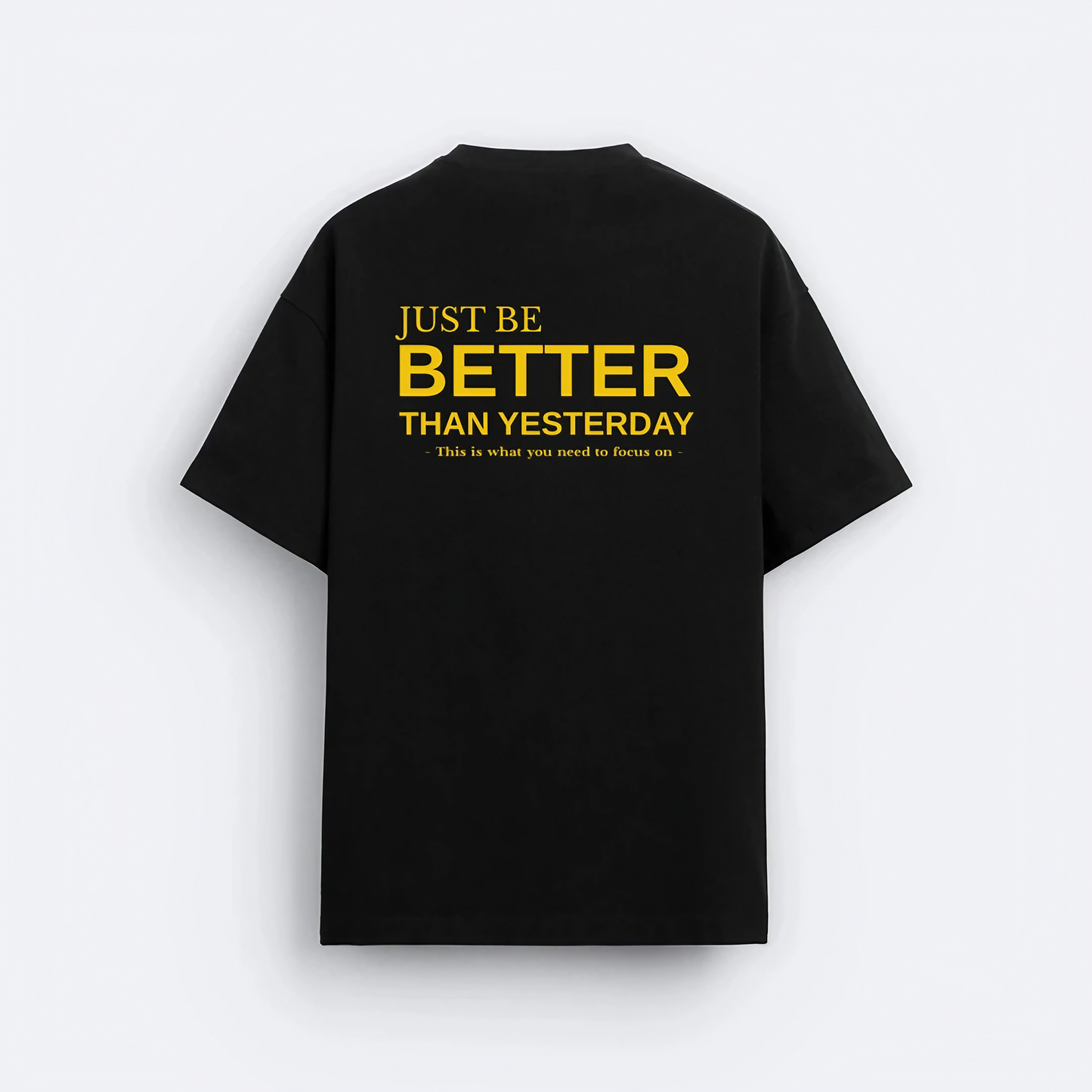 Better Than Yesterday Yellow Oversize T-shirt
